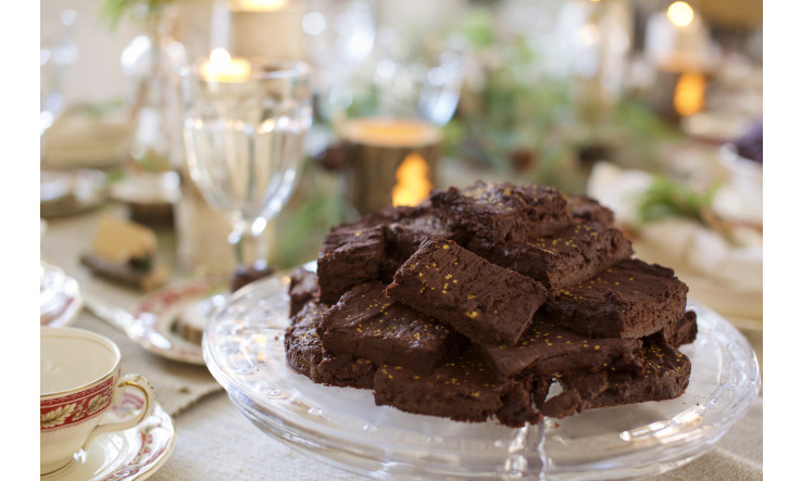Brownies véganes sans farine & glaçage au chocolat