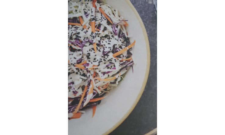 Salade de chou Mardi gras