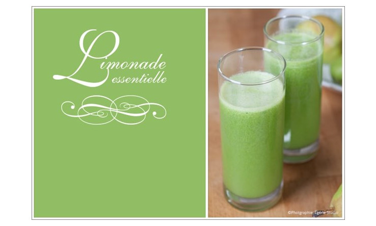 Jus vert détox: ma limonade essentielle