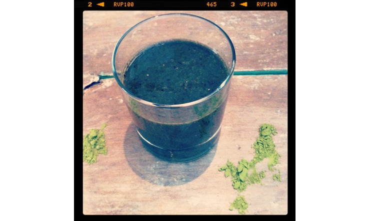 Smoothie oxygénant vert matcha!