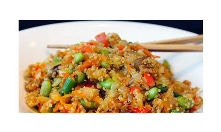 "Riz" de quinoa frit!