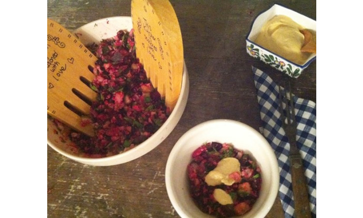 Couscous sans couscous (chou-fleur) et sa sauce tahini