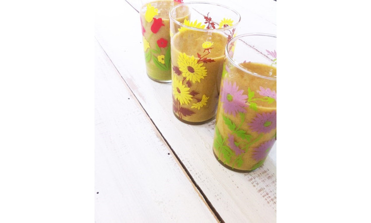 Smoothie jaune pour embellir la peau