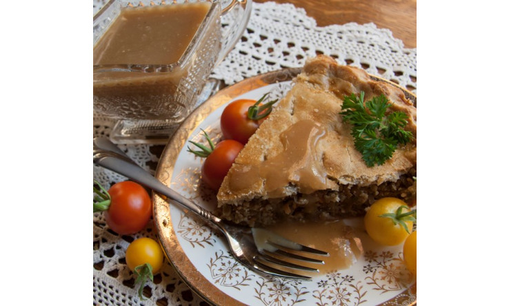 Tourtière végé (milllet & quinoa) sans gluten sans produit laitiers