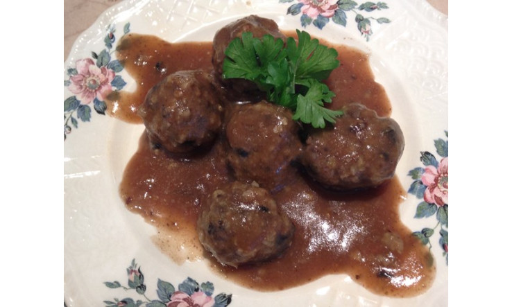Ragoût de boulettes végé, sans gluten, sans produits laitiers