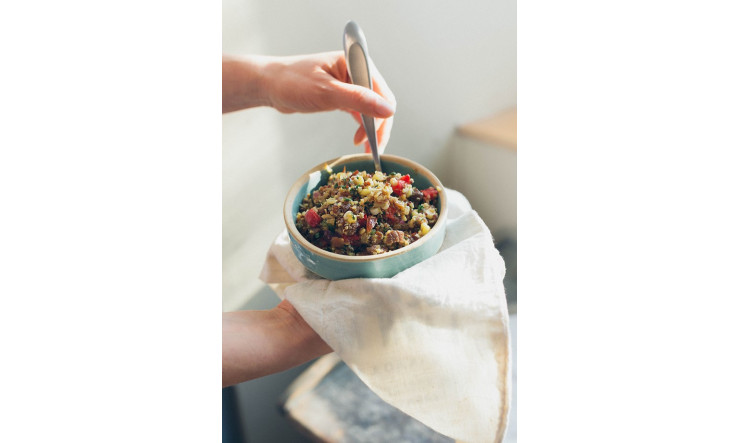 Salade protéinée, vitaminée, colorée de Karine