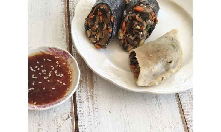Dumplings aux shiitakes