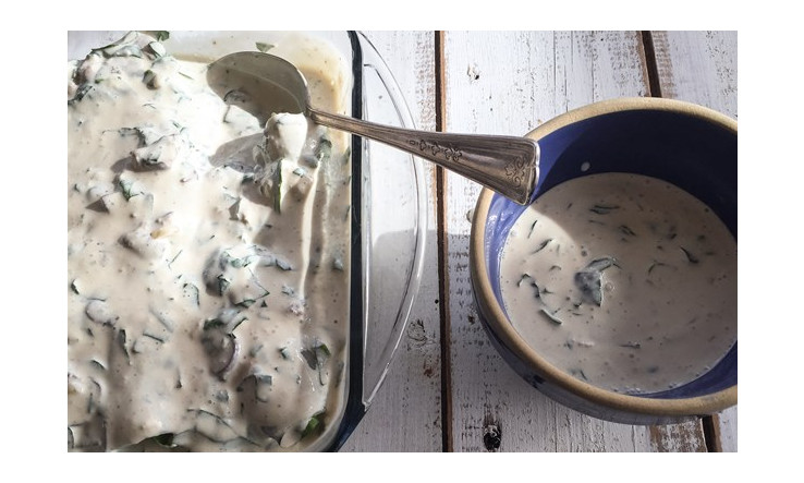 Sauce florentine sans produits laitiers