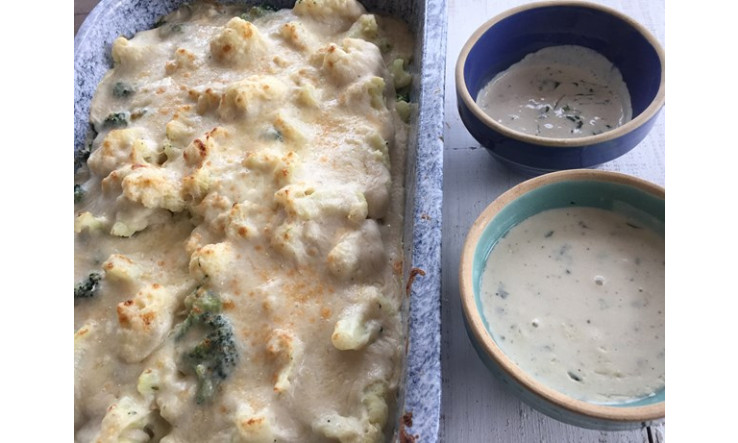 Sauce béchamel sans produits laitiers, sans gluten