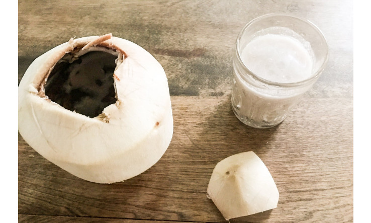 Le smoothie à la noix de coco thaï