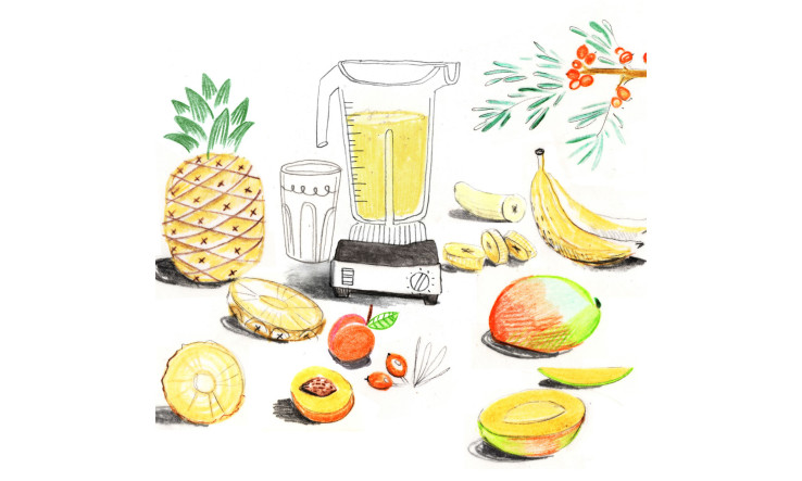 Smoothie jaune