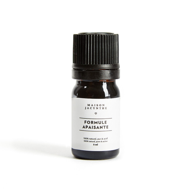 Bouteille de 5 ml de la Formule apaisante de Maison Jacynthe