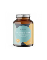 Pot en verre de 300 g, le Collagène marin aux agrumes de Maison Jacynthe est combiné à l’acide hyaluronique, ce qui en fait une formule gagnante.